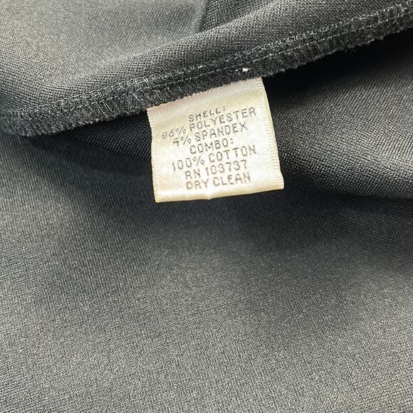 Ali Ra mesh accent fit and flare little black dress, size 6 - Picture 9 of 9